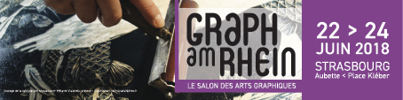 Salon  » Graph am Rhein  »   à l’ Aubette,  du 22 au 24 juin 2018.