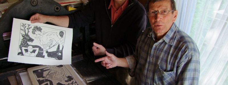 Didier CLAD et Tom Borocco: l’art de la lithographie